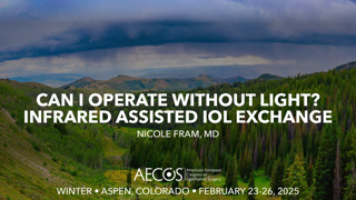 Can I operate without light? Infrared assisted IOL exchange